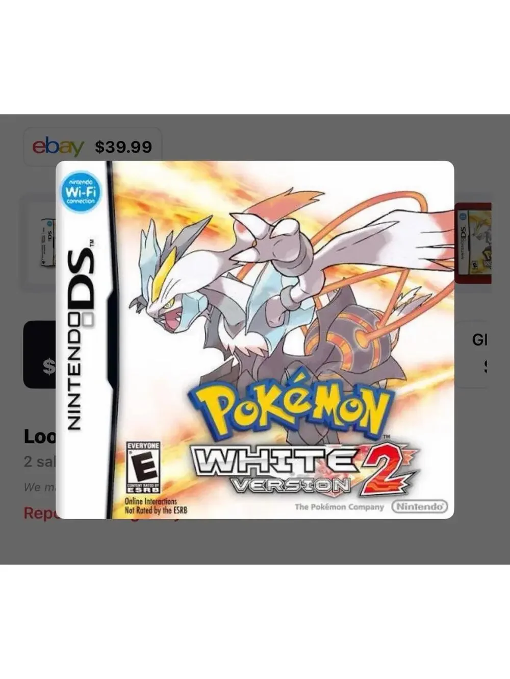 Pokémon White 2 for Nintendo DS